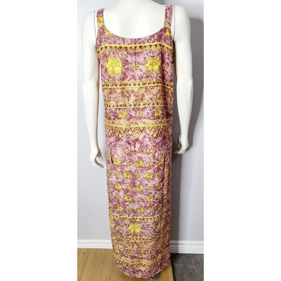 Vintage Elephant Print Set, 90s Wrap Skirt and Top, Elephant Print, Boho Set - Picture 7 of 10